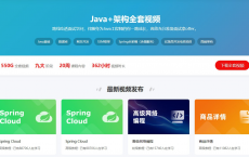 java零基础到架构师全套视频